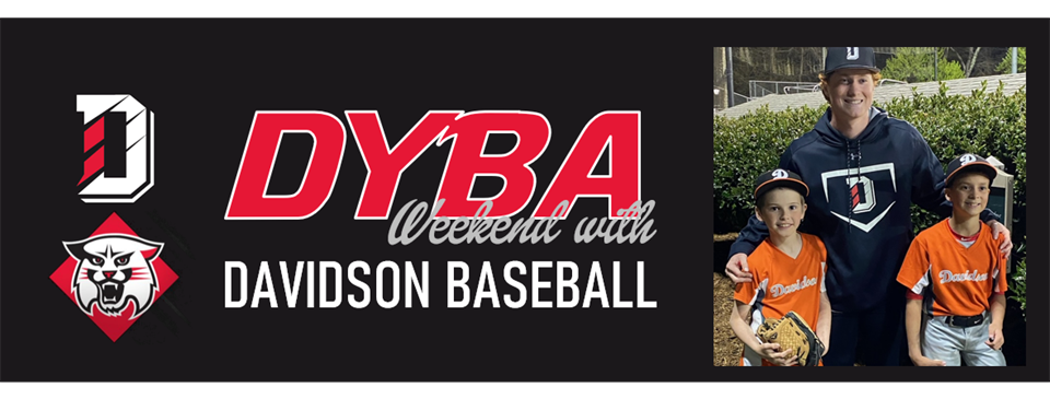 DYBA WITH DAVIDSON COLLEGE BASEBALL