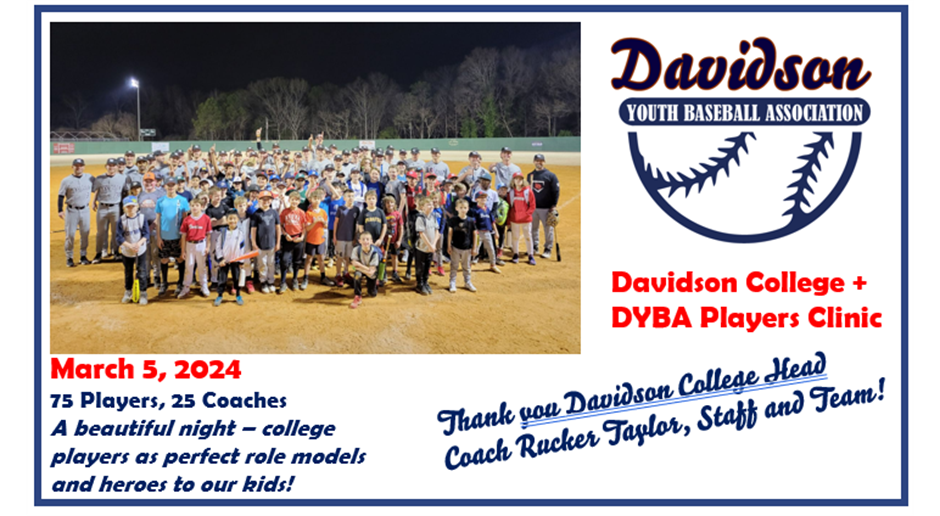 DAVIDSON PLAYERS CLINIC A HOME RUN!